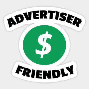 Advertiser Friendly Sticker